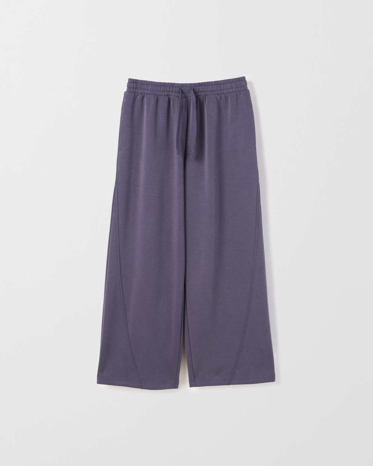 Sandwash Scuba Wide Leg Trackpants - Navy 5 of 5