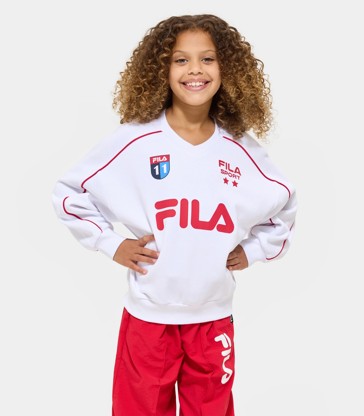 Splice V Neck Jumper - Audrey, Fila