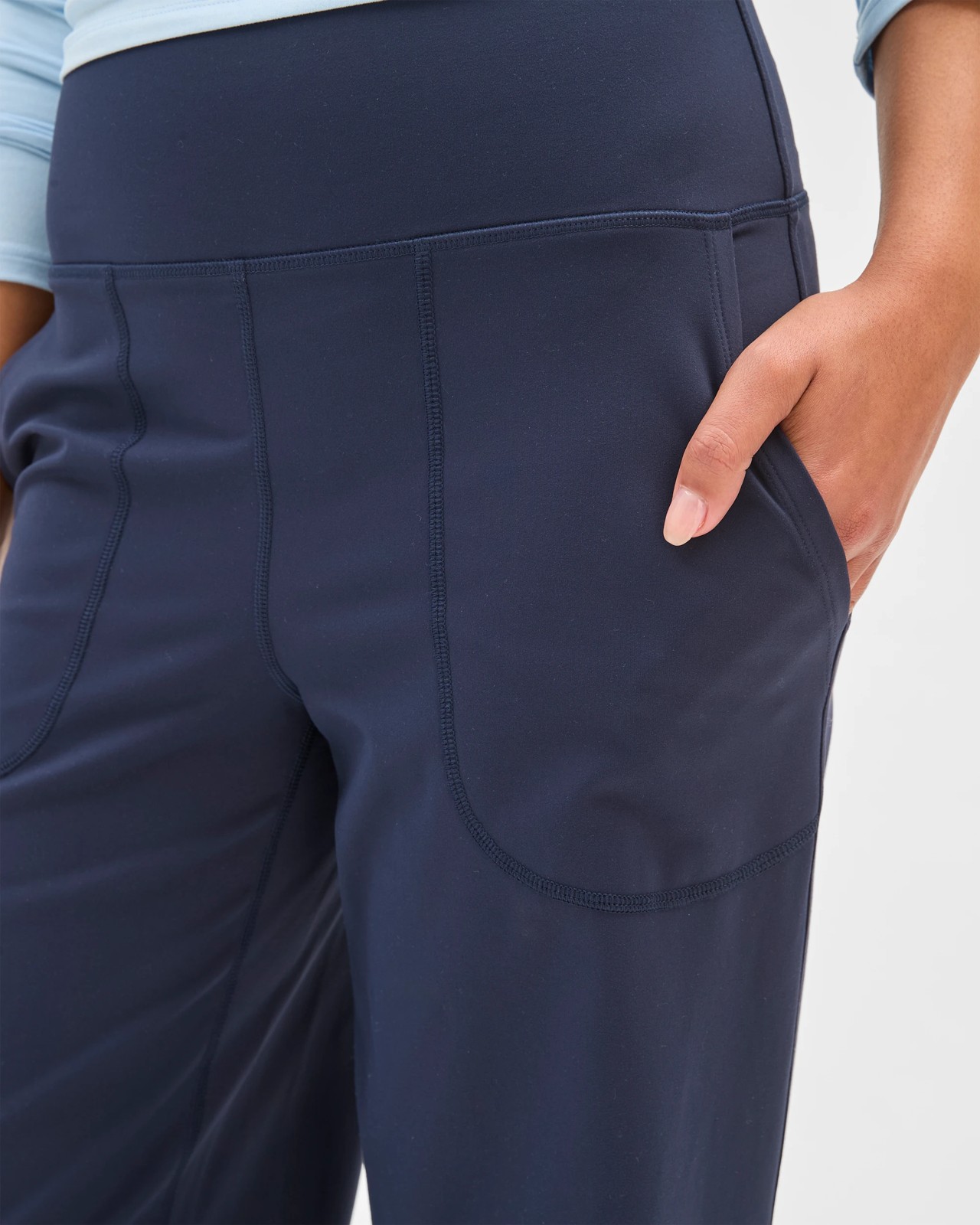 Active Studio Soft Wide Leg Pants - Navy 3 of 5