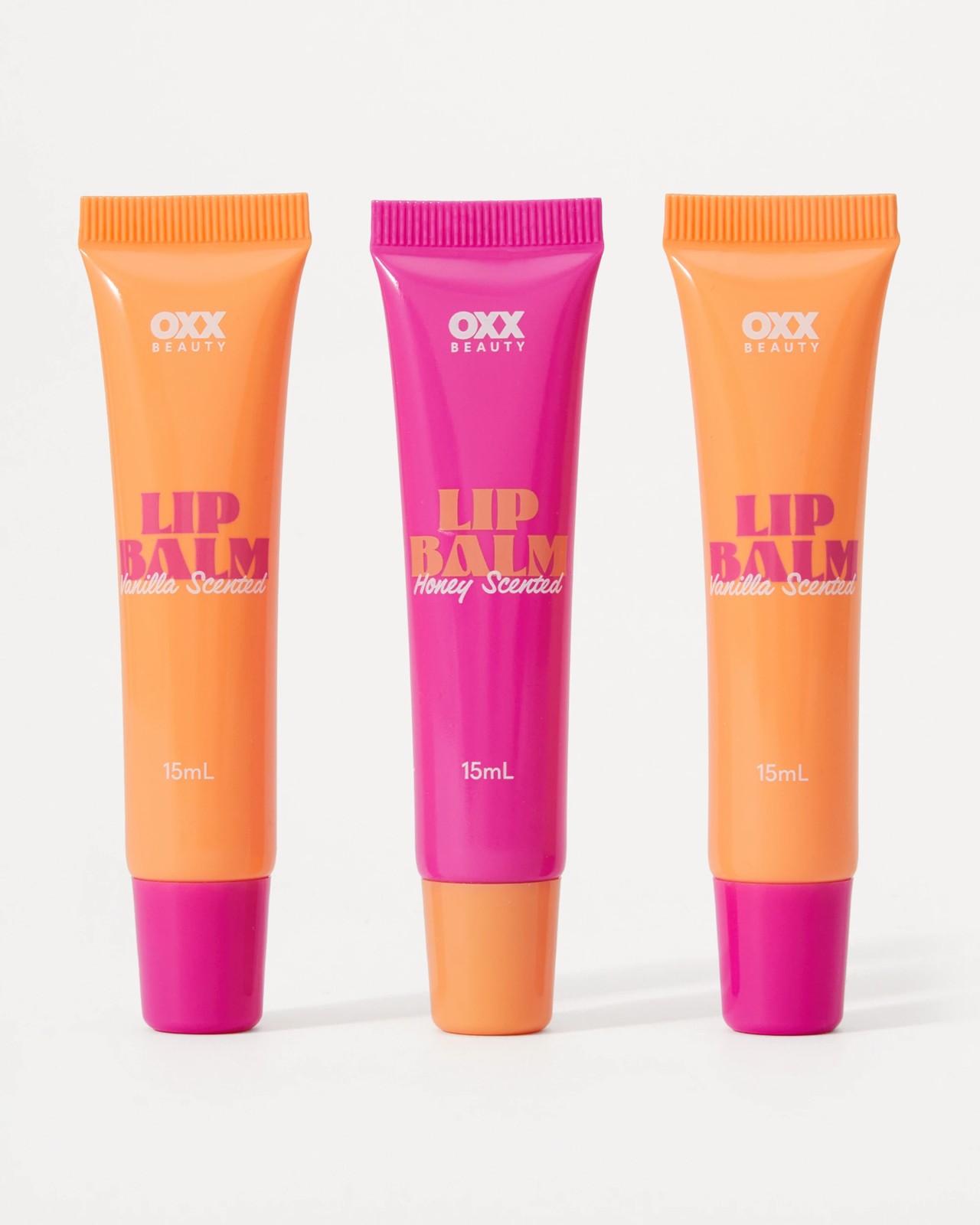 OXX Beauty Lucky Lips Lip Balm Trio, Vanilla and Honey Scented 2 of 5