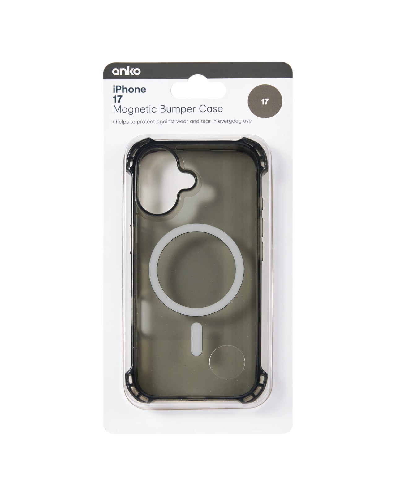 Anko iPhone 17 Magnetic Bumper Case - Black 5 of 5