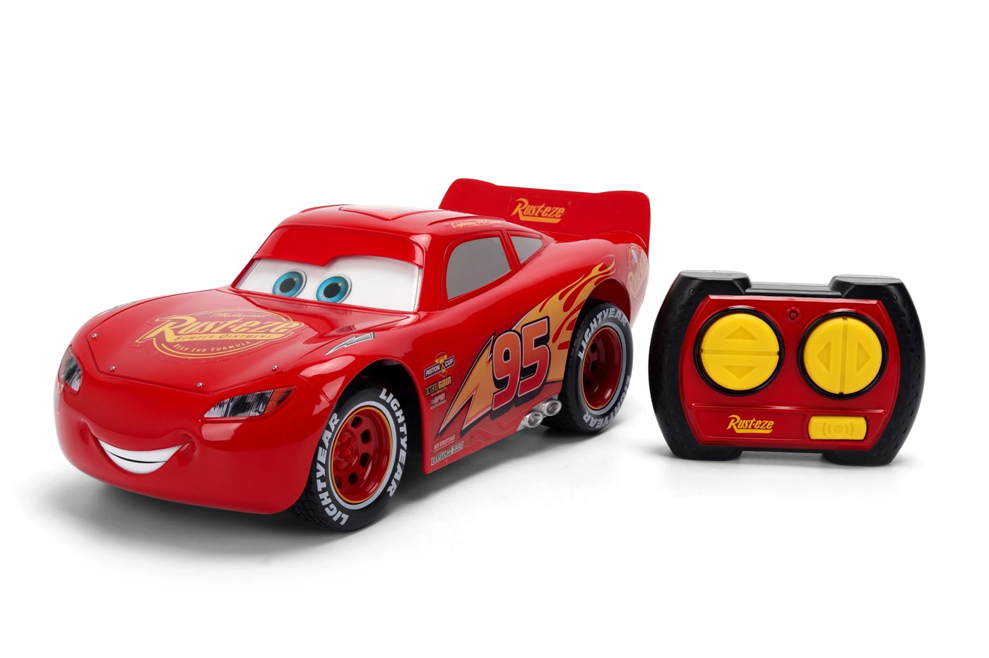 Disney Pixar Cars Lightning Mcqueen 1:18 Animated RC 2 of 4