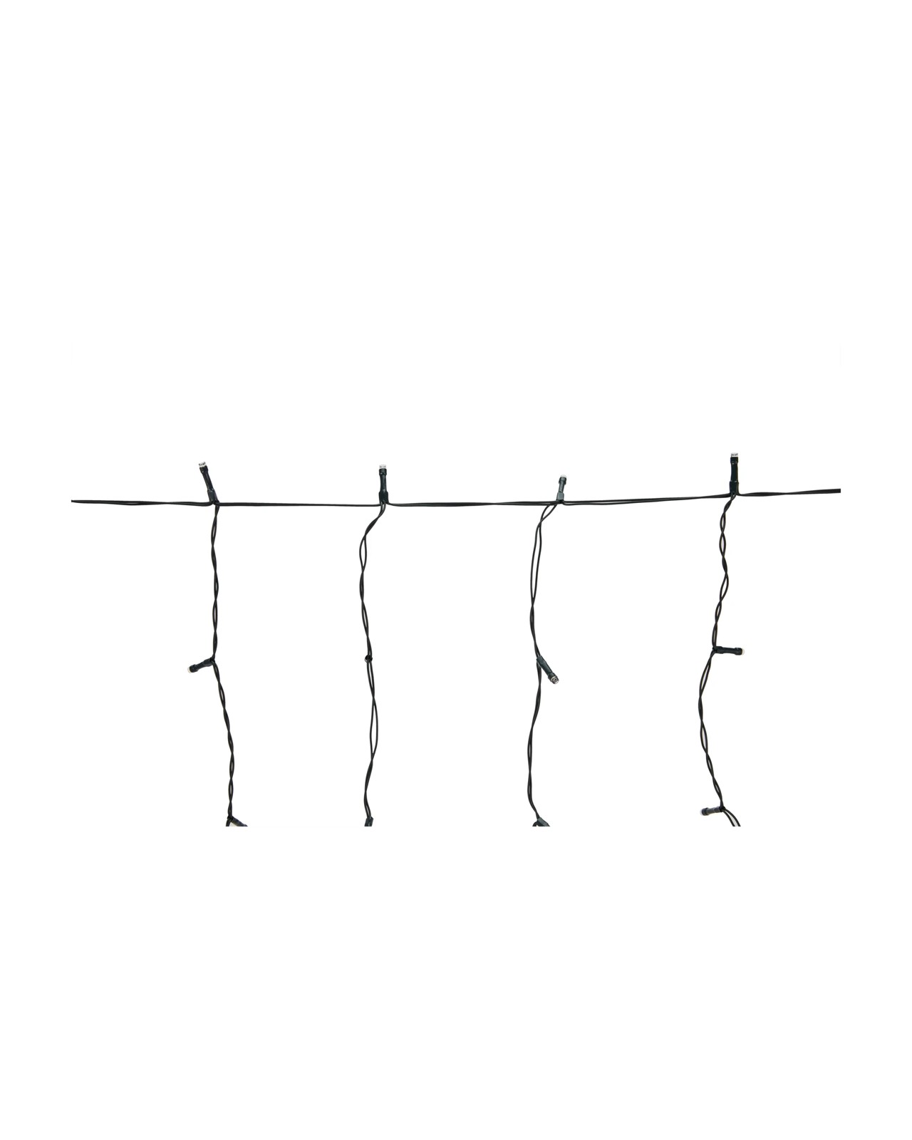 Anko Solar Powered 200 LED White Icicle String Lights 3 of 5