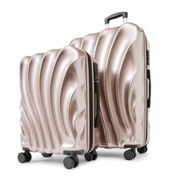 Anko 2 Piece Clamshell Hard Case Set - Rose Gold