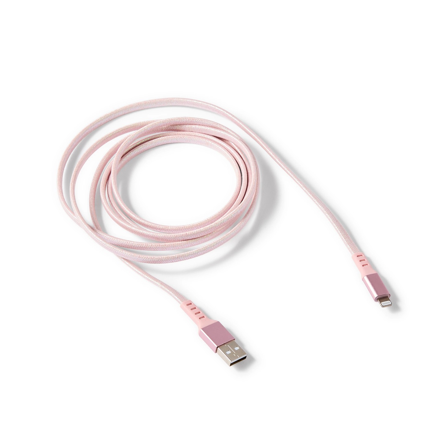 Anko USB-A to Lightning Cable - Pink 2 of 5