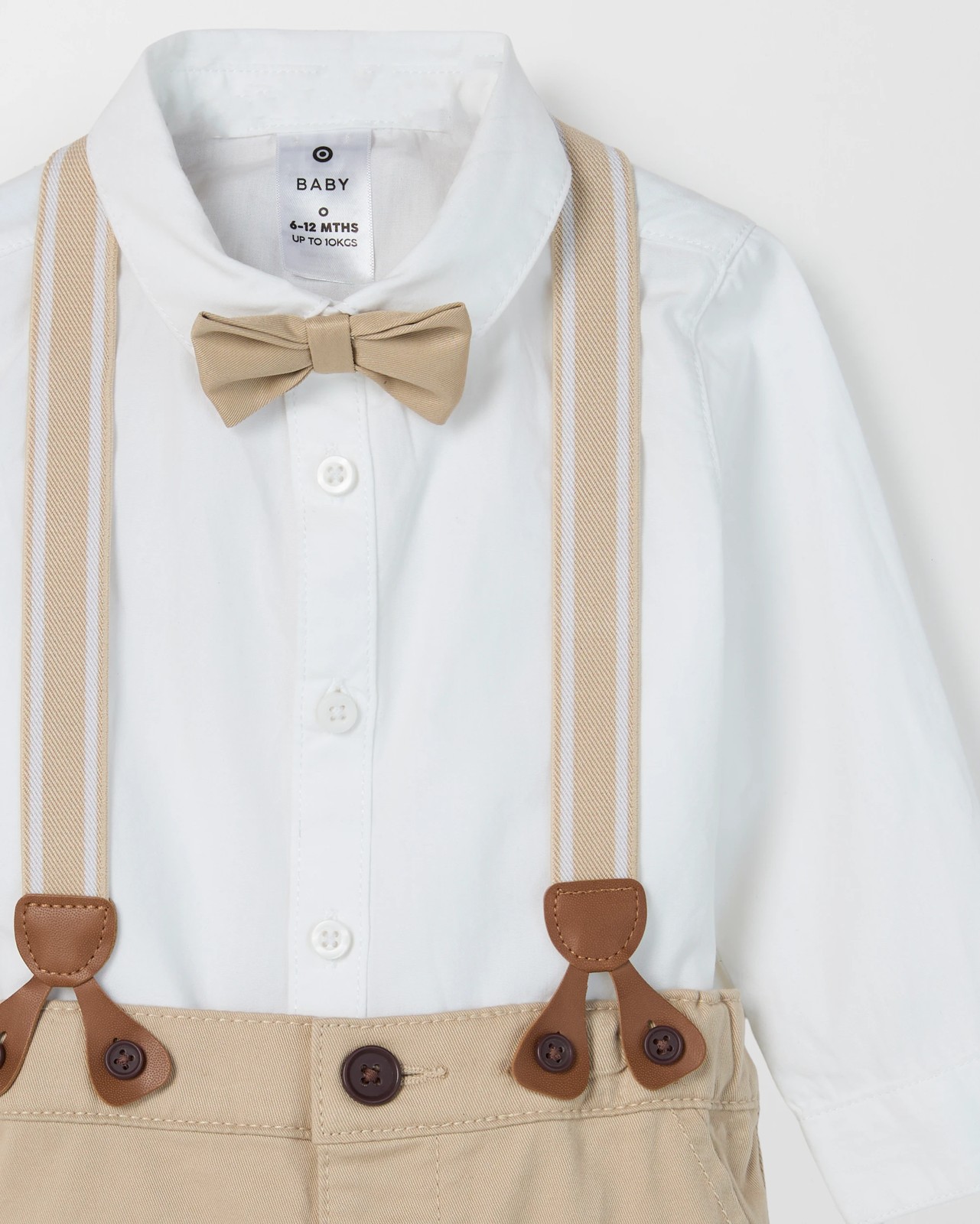 Baby Shirt and Pant with Braces Smart 2 Piece Set 2 of 2