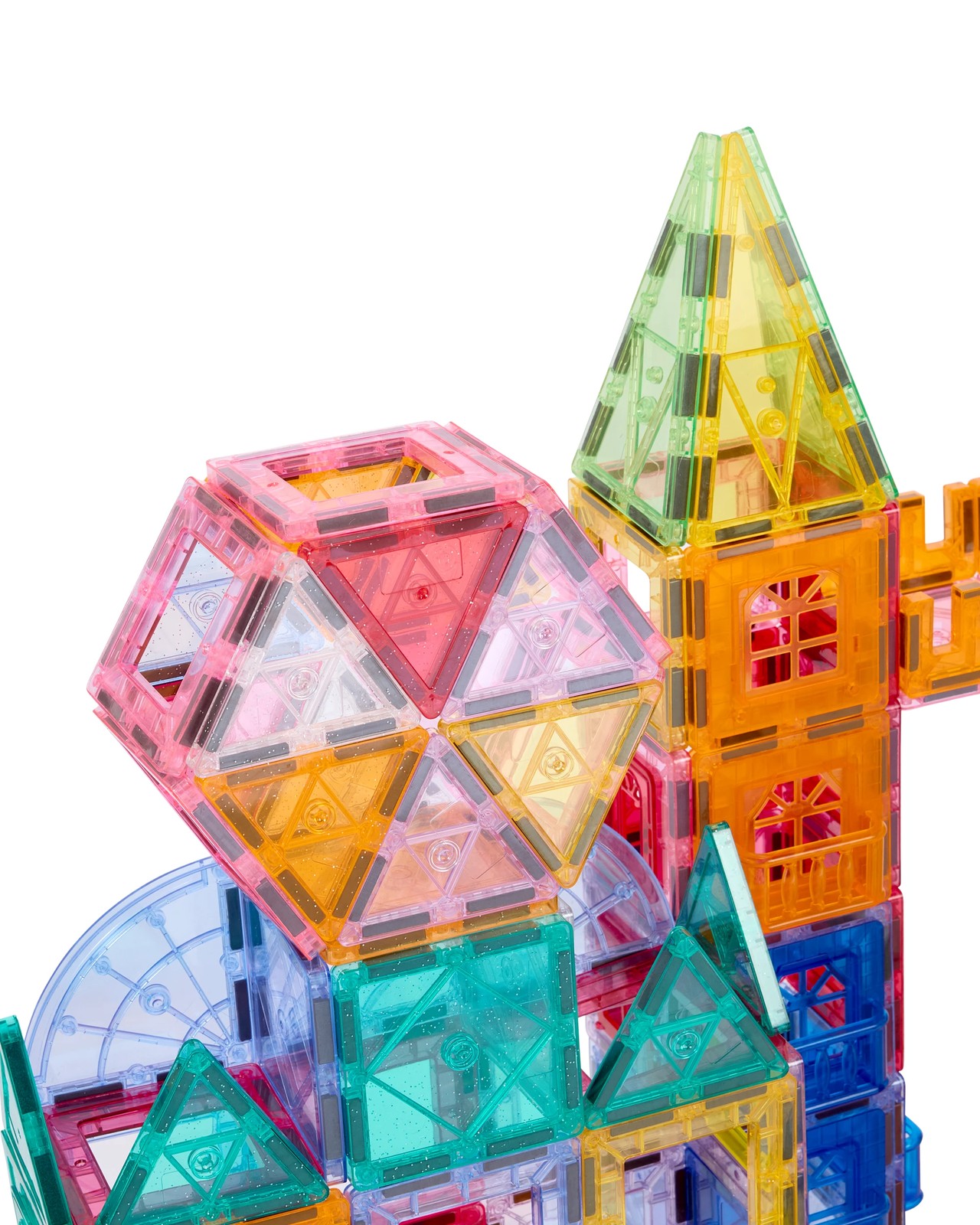 Anko 348 Piece Light Up Magnetic Tiles Set 4 of 6
