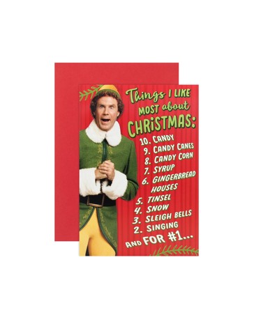 Hallmark Christmas Card - Interactive Elf