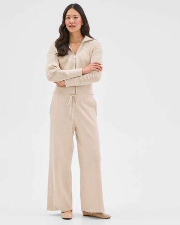 Clean Knit Rib Lounge Pants