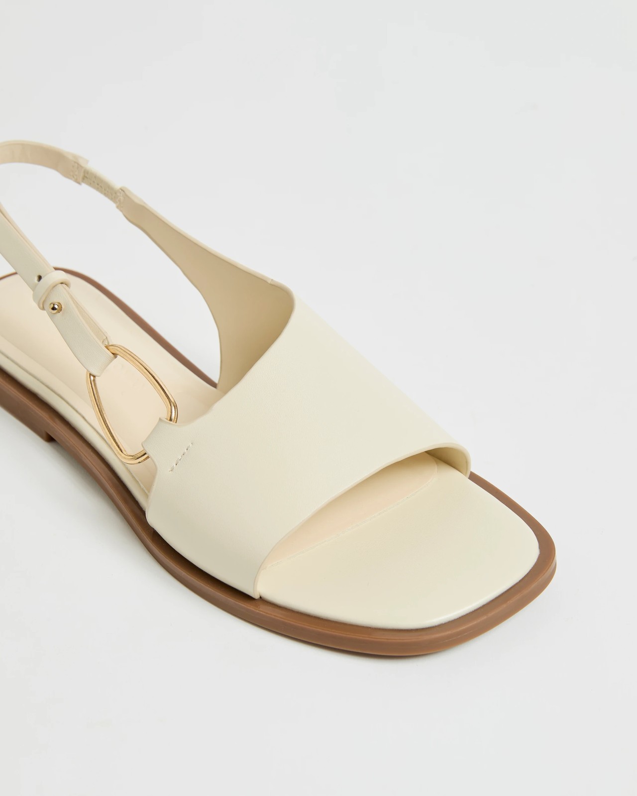 Willow Metal Trim Flat Sandals - Ivory Gold 3 of 3