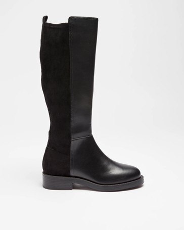 Womens Flat Rider Long Boot - Edie