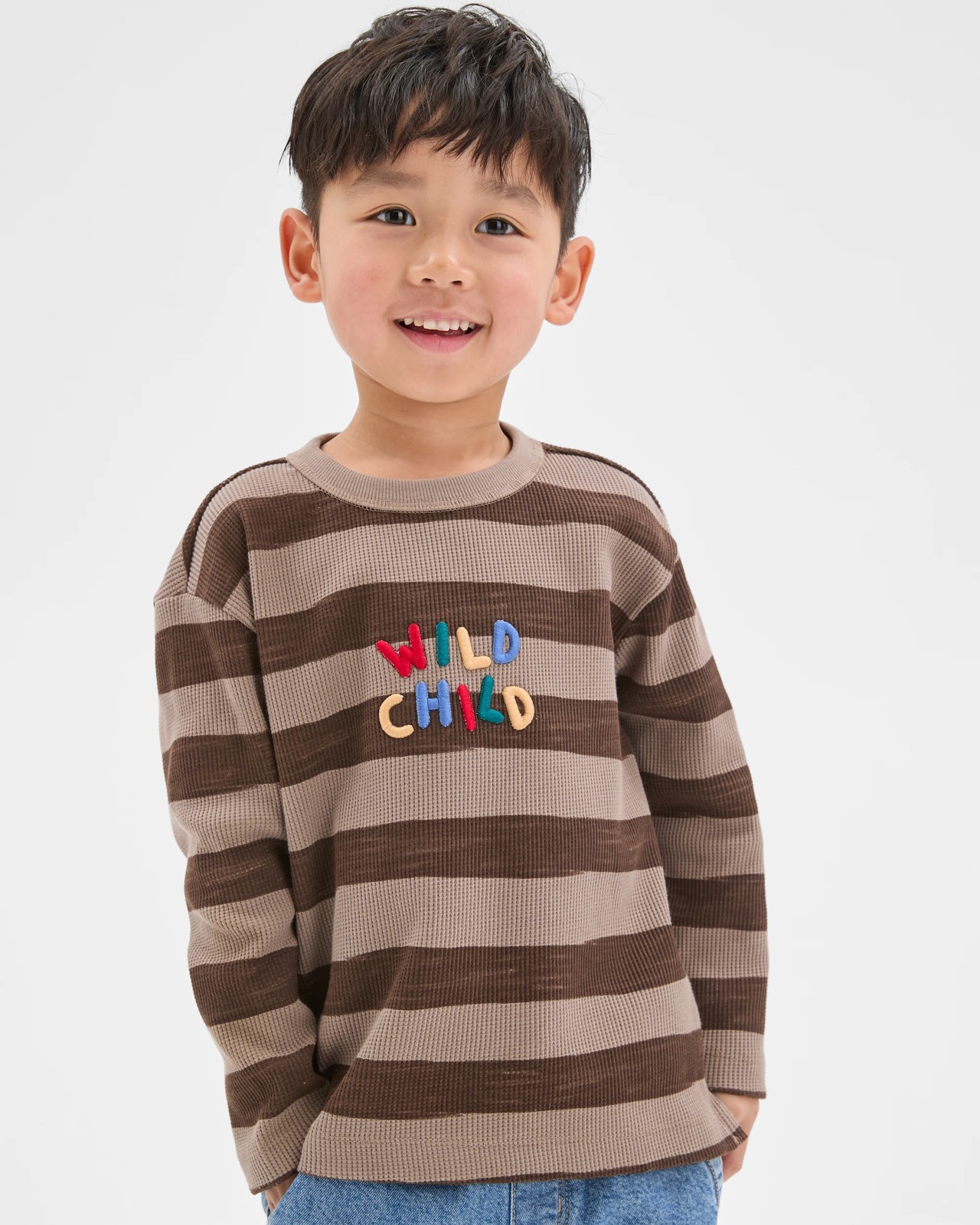 Australian Cotton Long Sleeve Stripe T-Shirt 4 of 6