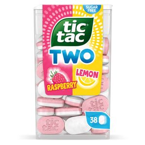 Tic Tac Two 38 Pack Raspberry & Lemon Sugar Free Mints 38.5g product image