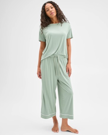Soft Comfort Bamboo Culotte Sleep Pants