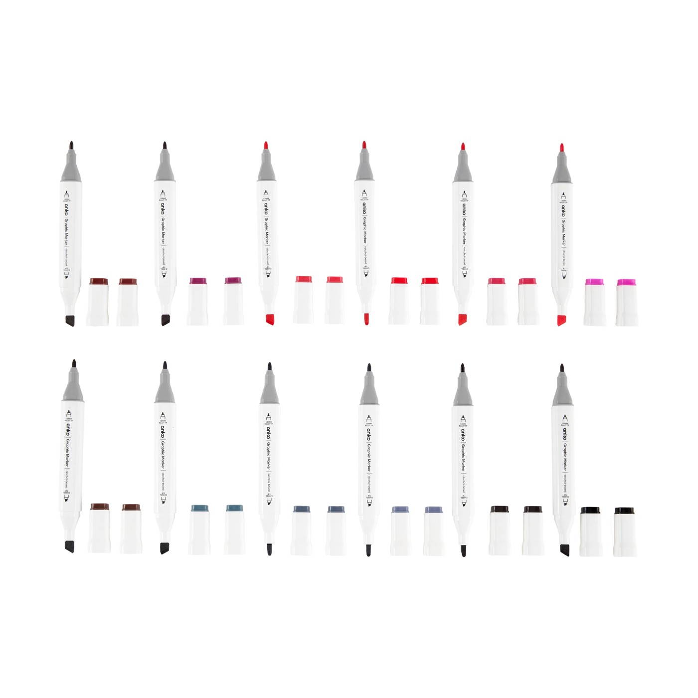 Graphic Markers, 36 Pack - Anko 6 of 6