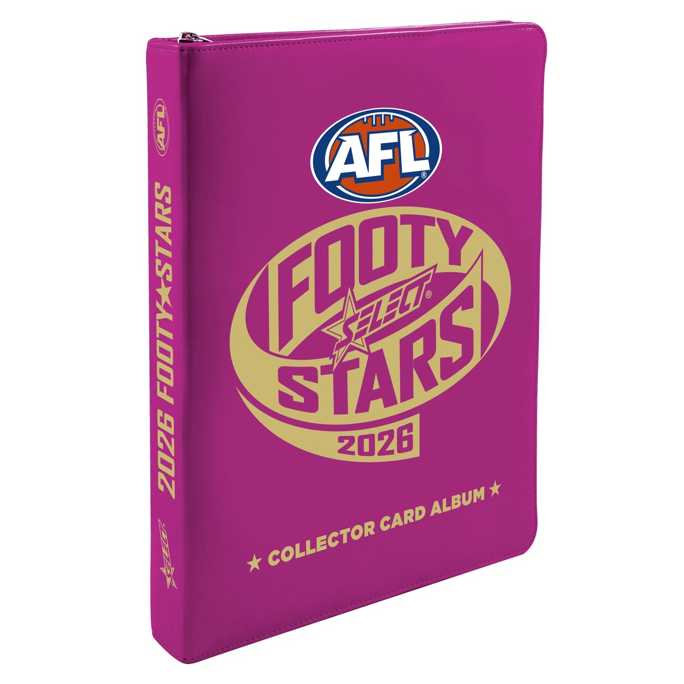 Official Select 2026 AFL Footy Stars Collector Card Vinyl Album 2 of 2