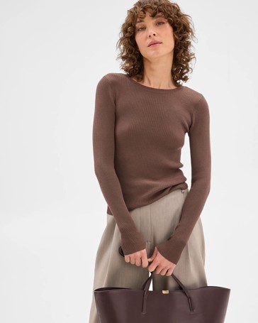 Long Sleeve Ultimate Crew Knit Top - Preview