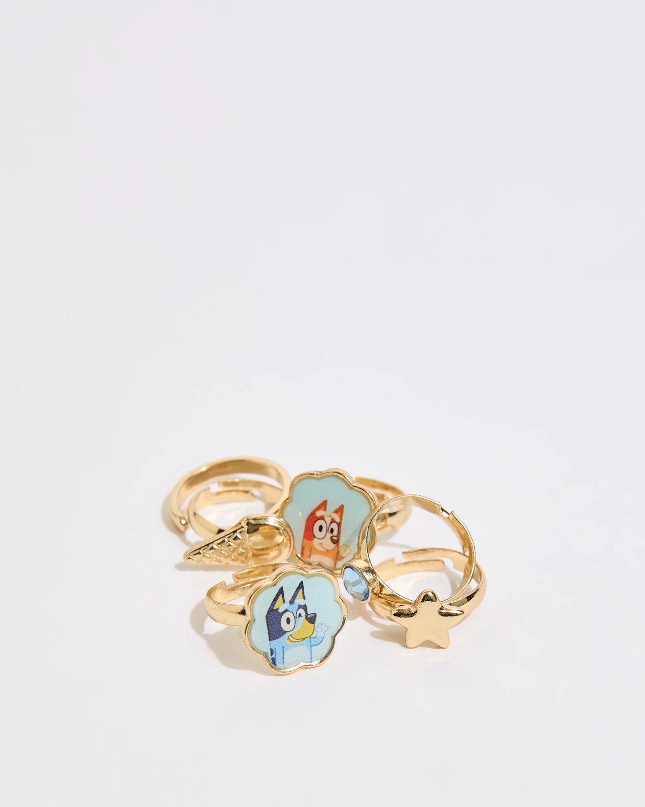 Bluey & Bingo 6 Pack Ring Set 2 of 3