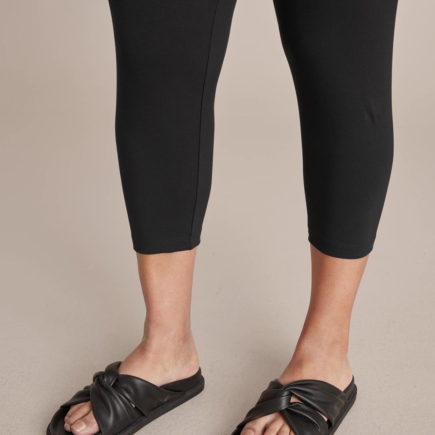 Target Curve Organic Cotton Full Length Leggings - Black