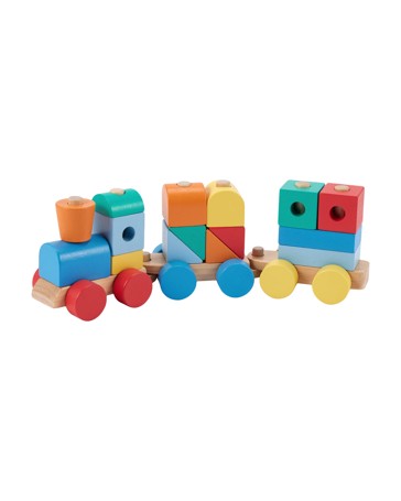 Anko Wooden Block Train Playset