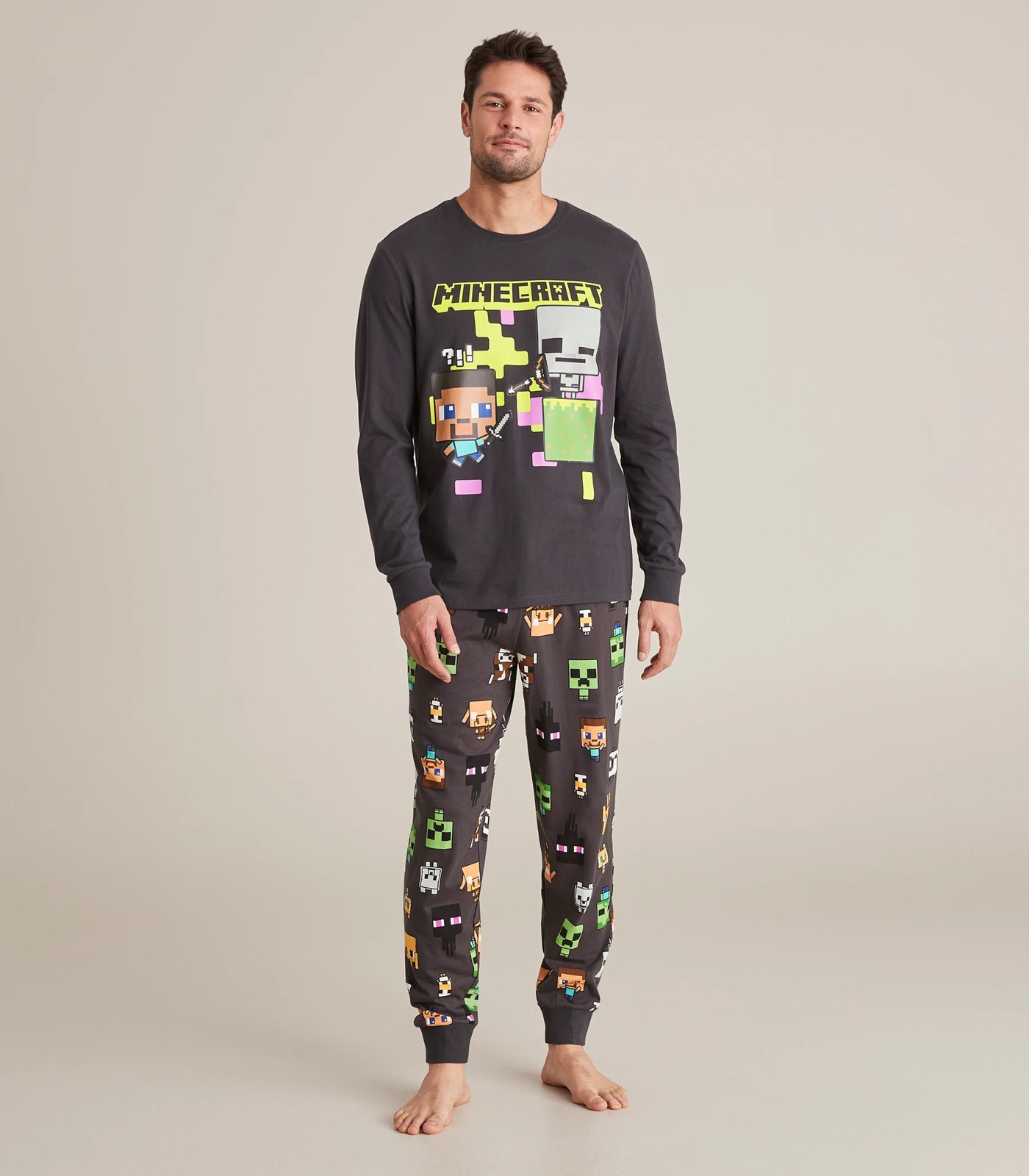 Minecraft pyjamas adult new arrivals