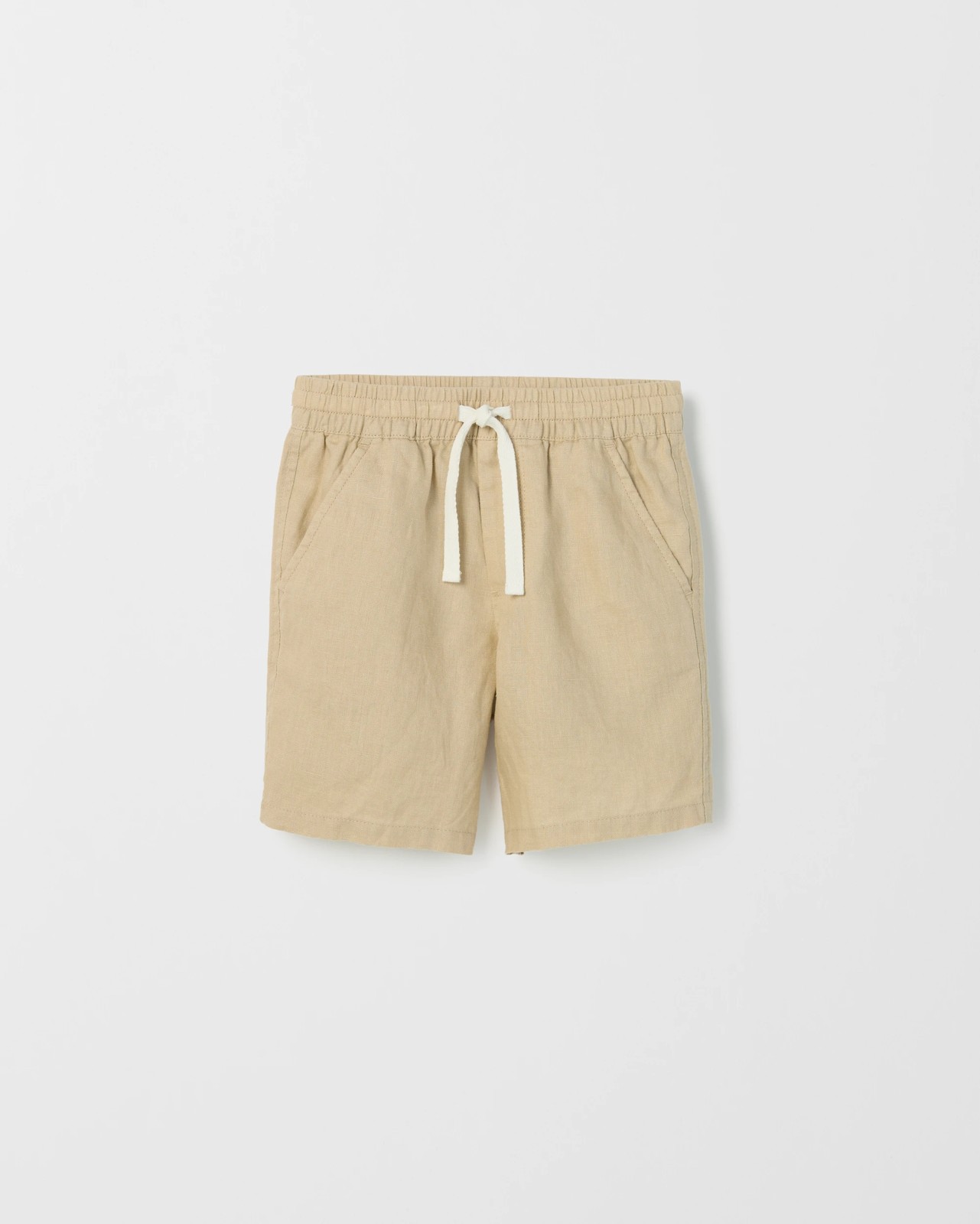 European Linen Shorts - Cement 5 of 6