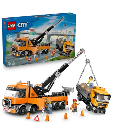 LEGO® City Heavy-Duty Recovery Tow Truck with Crane 60467