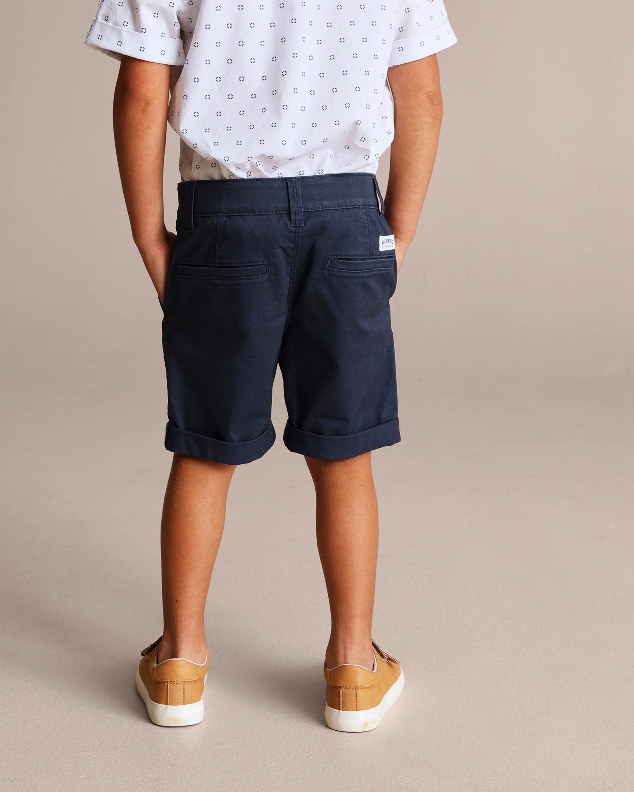 Kids navy sales chino shorts