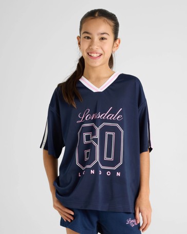 Lonsdale London Oversized Sports Jersey T-Shirt