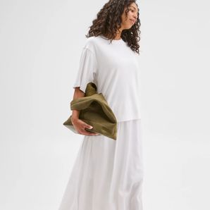 Denim Pull On Maxi Skirt thumbnail 2