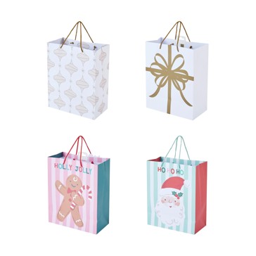 2 Pack Christmas Gift Bags, Large, Assorted - Anko