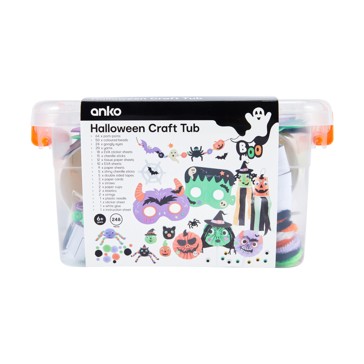 248 Piece Halloween Craft Tub - Anko