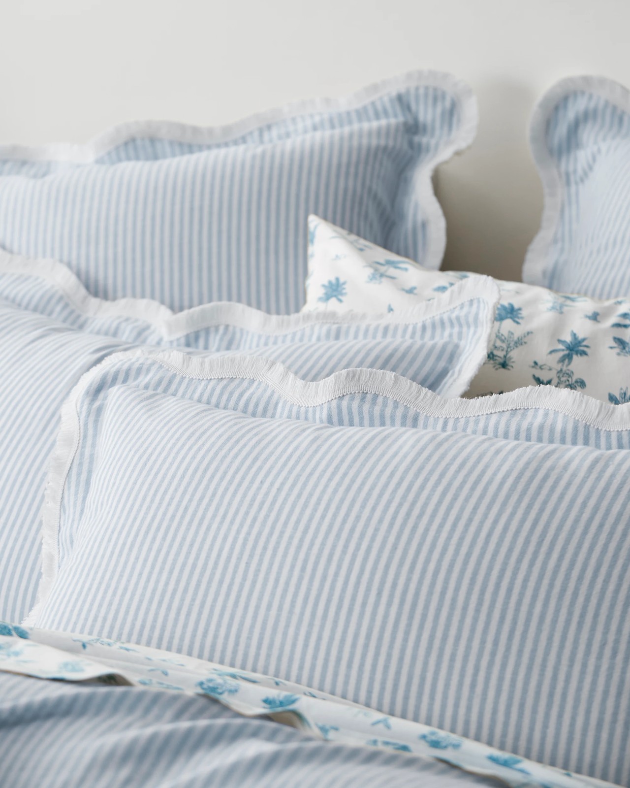 Charlotte Stripe Linen and Cotton Quilt Cover Set 3 of 5