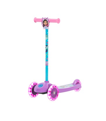Gabby's Dollhouse Lean & Steer Tri Scooter with LED Wheels
