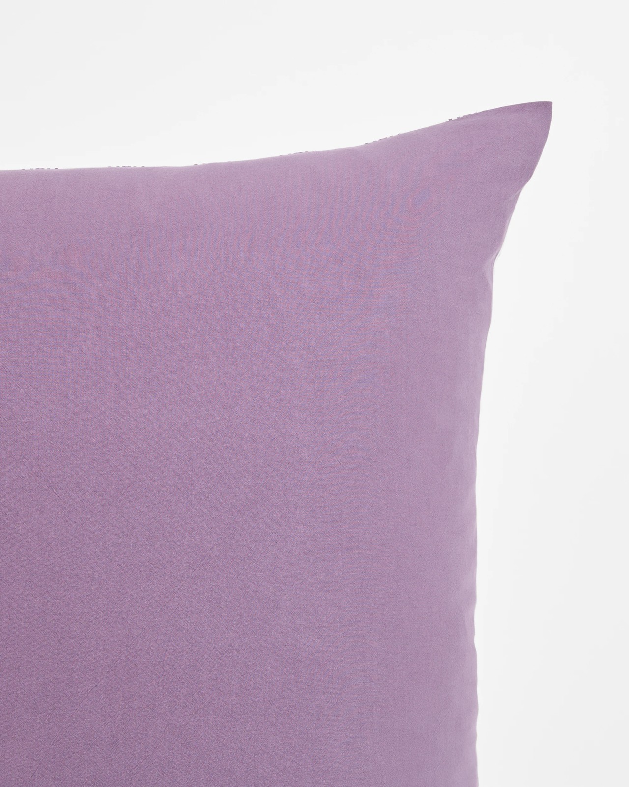 Arlo Cotton Stonewash European Pillowcase - Purple 3 of 5