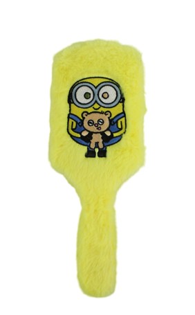 Illumination's Minion Fluffy Hair Brush