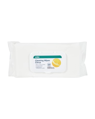 Anko 120 Pack Cleaning Wipes, Citrus