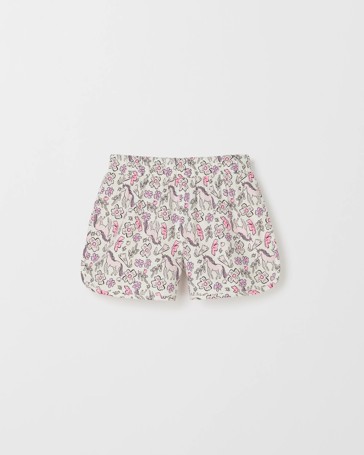 Dolphin Hem Woven Shorts