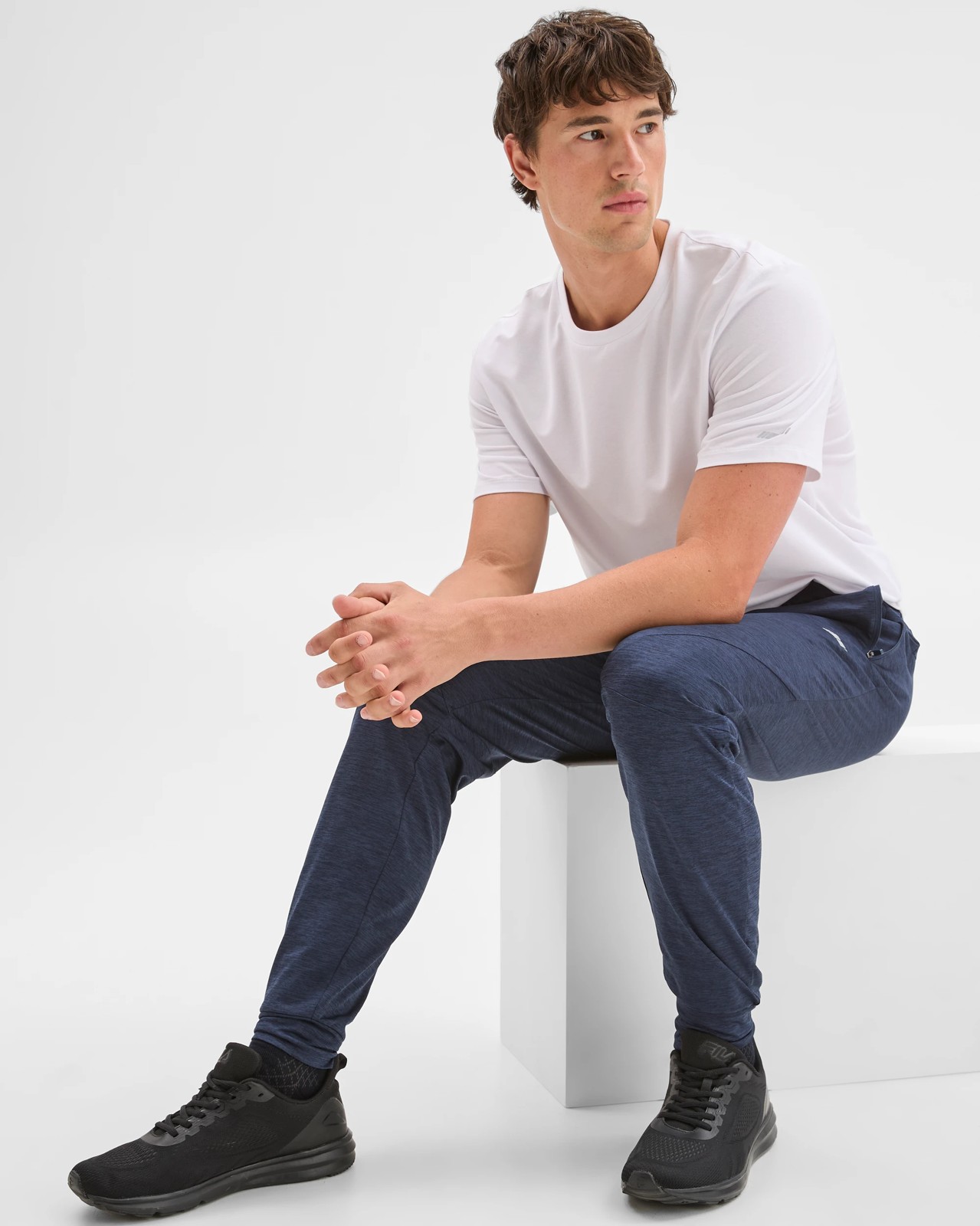 Active Panelled Trackpants - Navy 6 of 6