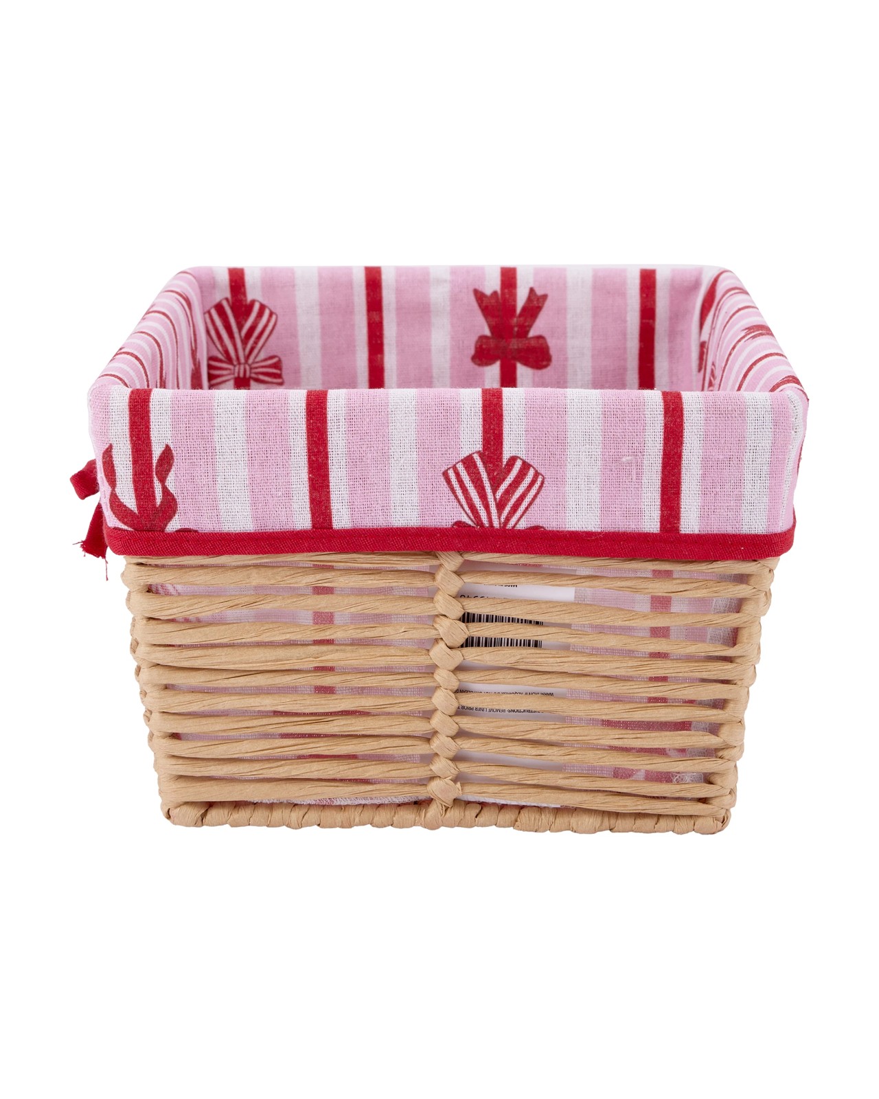 Anko Christmas Basket with Bow Liner 2 of 5