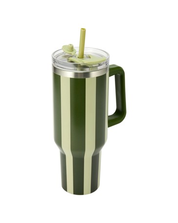Anko 1.18L Green Stripe Jumbo Tumbler with Handle