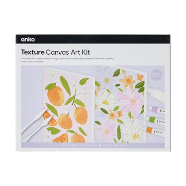 Texture Canvas Art Kit - Anko