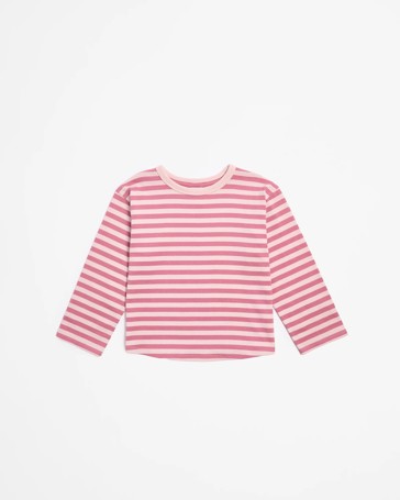 Australian Cotton Long Sleeve Boxy Fit Top