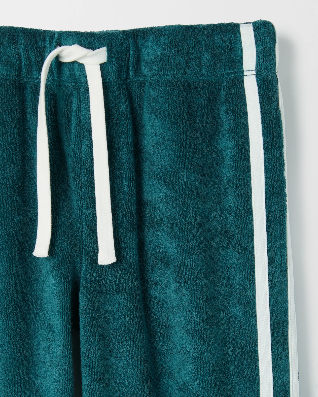 Australian Cotton Blend Reverse Terry Trackpants - Balsam Green 2 of 2