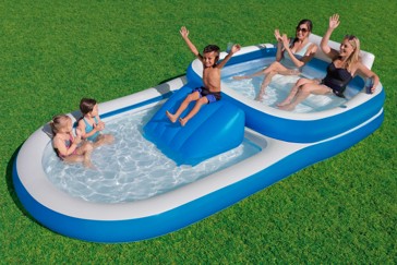 Bestway Inflatable Family Pool with Slide