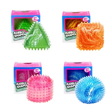 Trend Hub Sensory Series: Squishy Marble Shapes - Assorted
