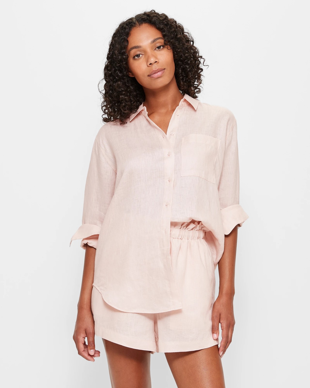 European Linen Long Sleeve Shirt