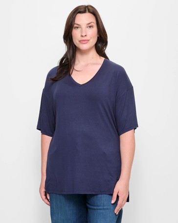 Plus Size V-Neck T-Shirt