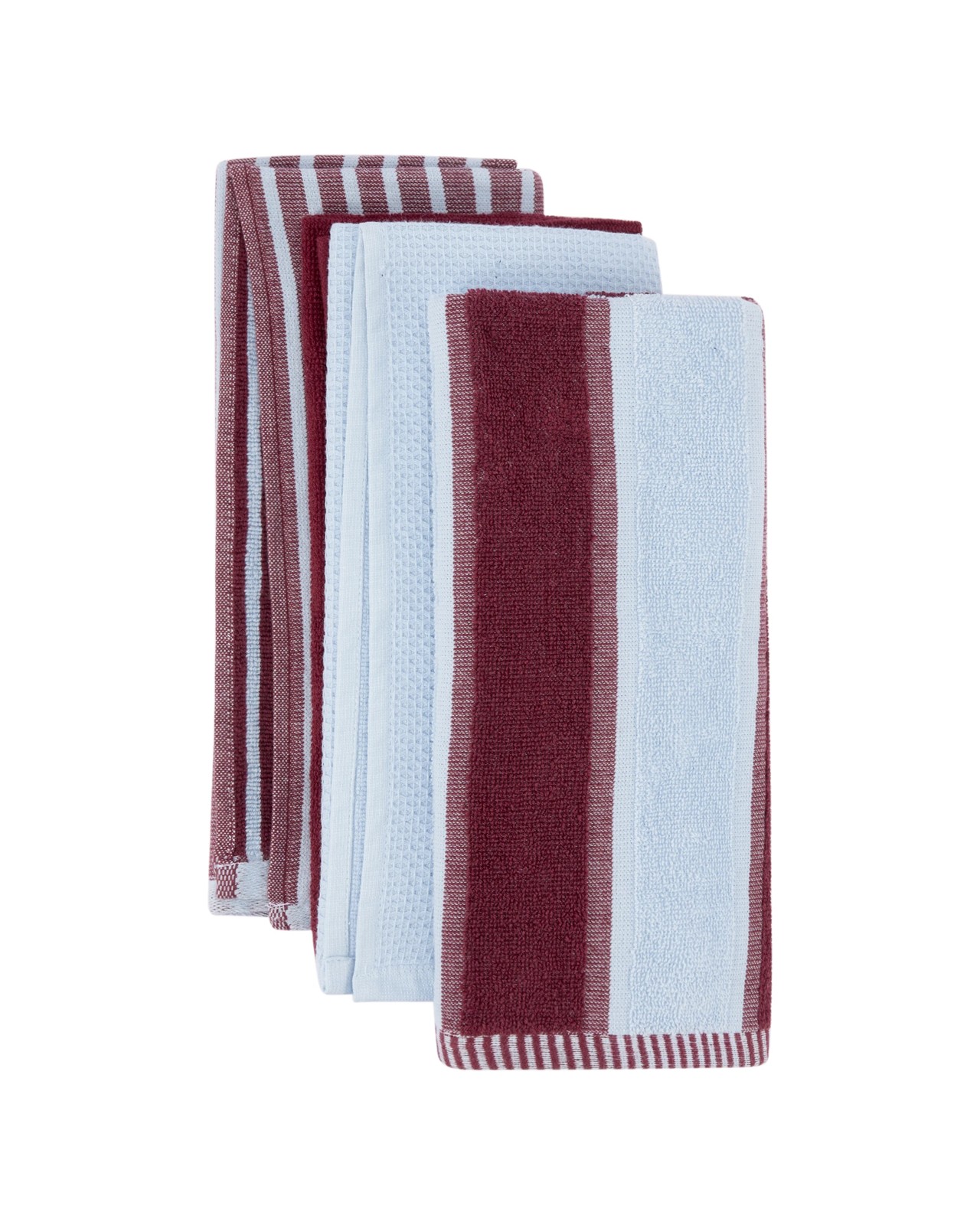 Anko 4 Pack Fig Stripe Terry Tea Towels 2 of 6