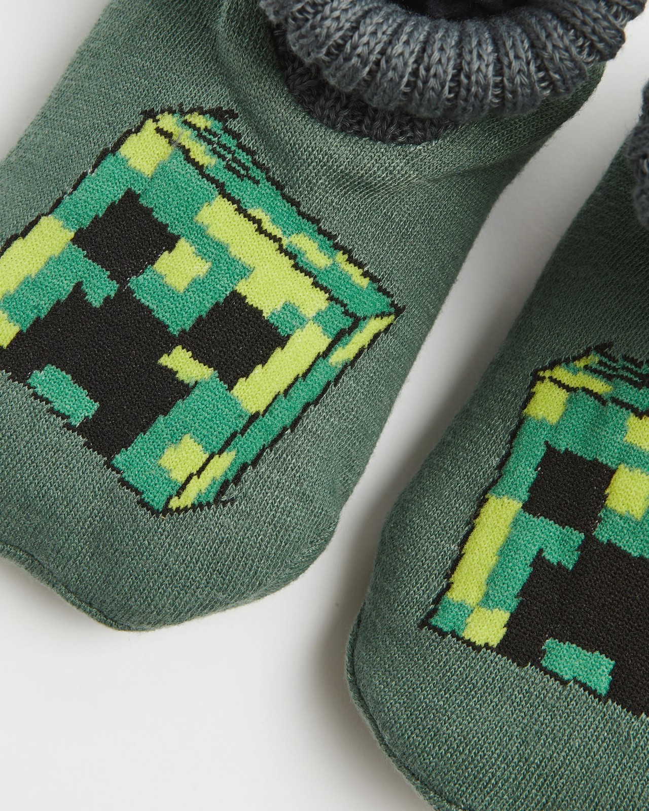 Minecraft slipper socks deals